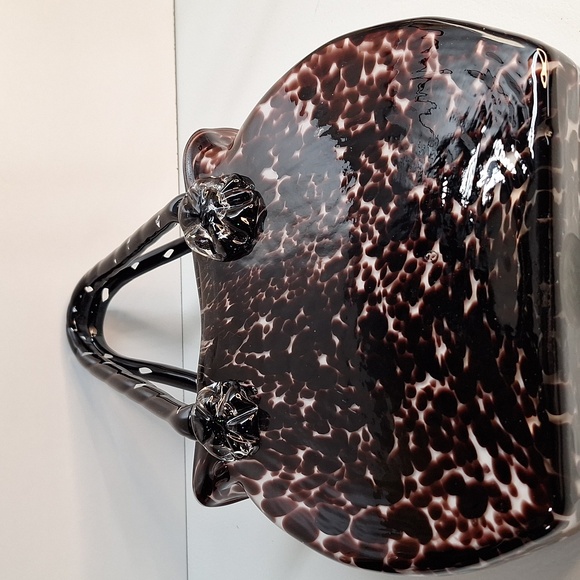 #AES Handblown Glass purse vase - Picture 7 of 8